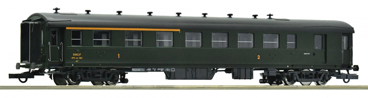 ROCO 6200008 H0 Schnellzugwagen 1./2. Klasse + Gepäckabteil, SNCF