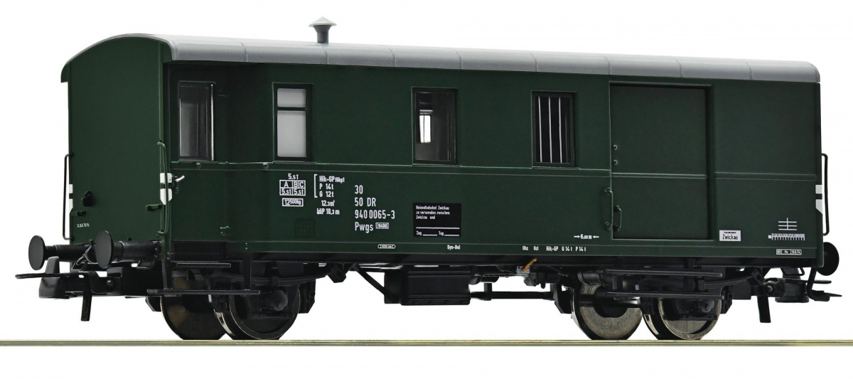 ROCO 6200018 H0 Güterzuggepäckwagen, DR