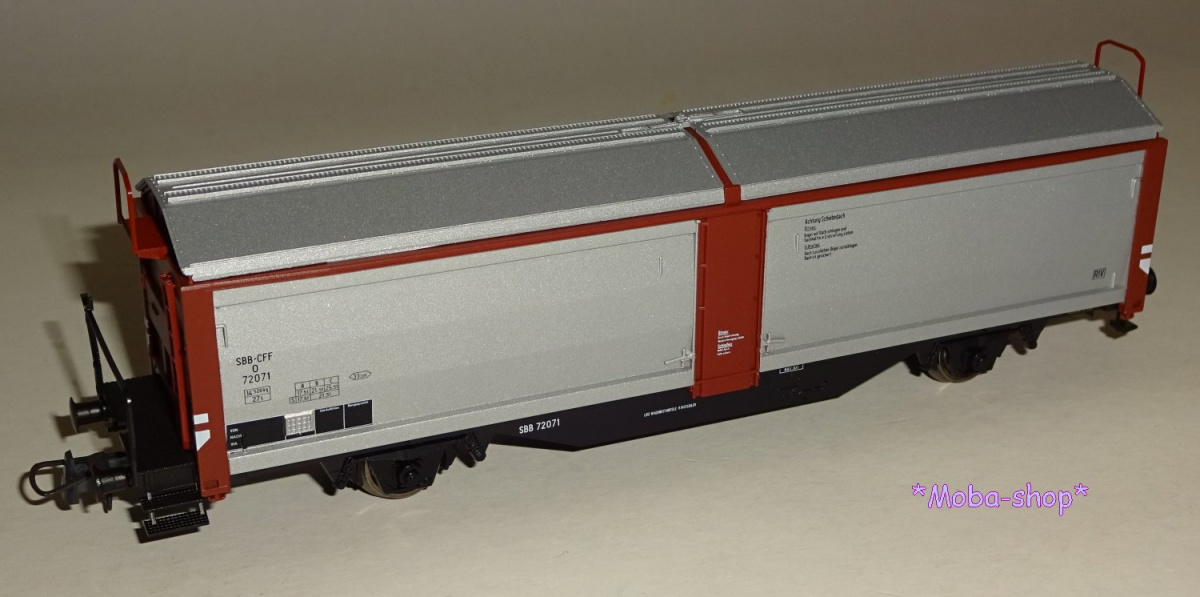 ROCO 66340 H0 Schiebewand-/Schiebedachwagen, SBB