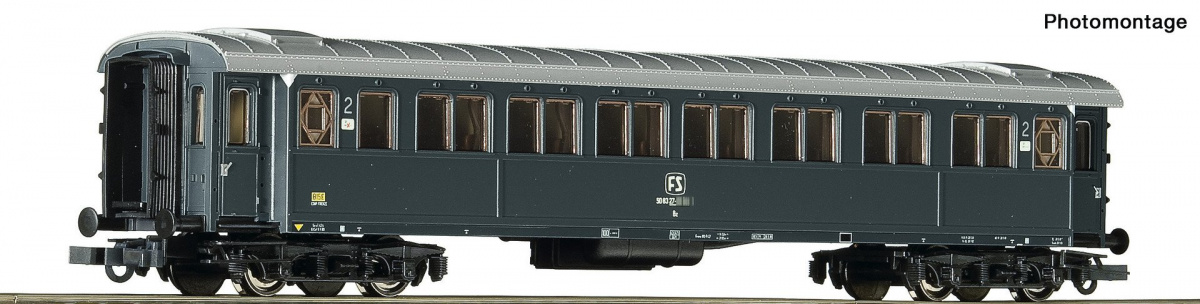 ROCO 74604 H0 Reisezugwagen 2. Klasse, FS
