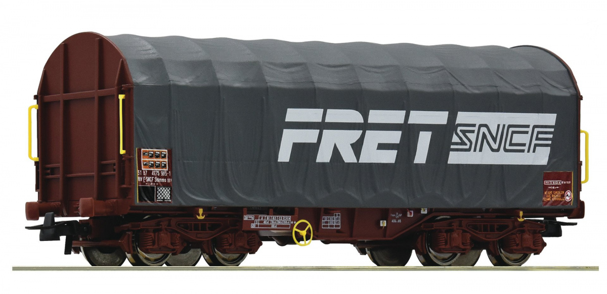 ROCO 76443 H0 Schiebeplanenwagen FRET, SNCF