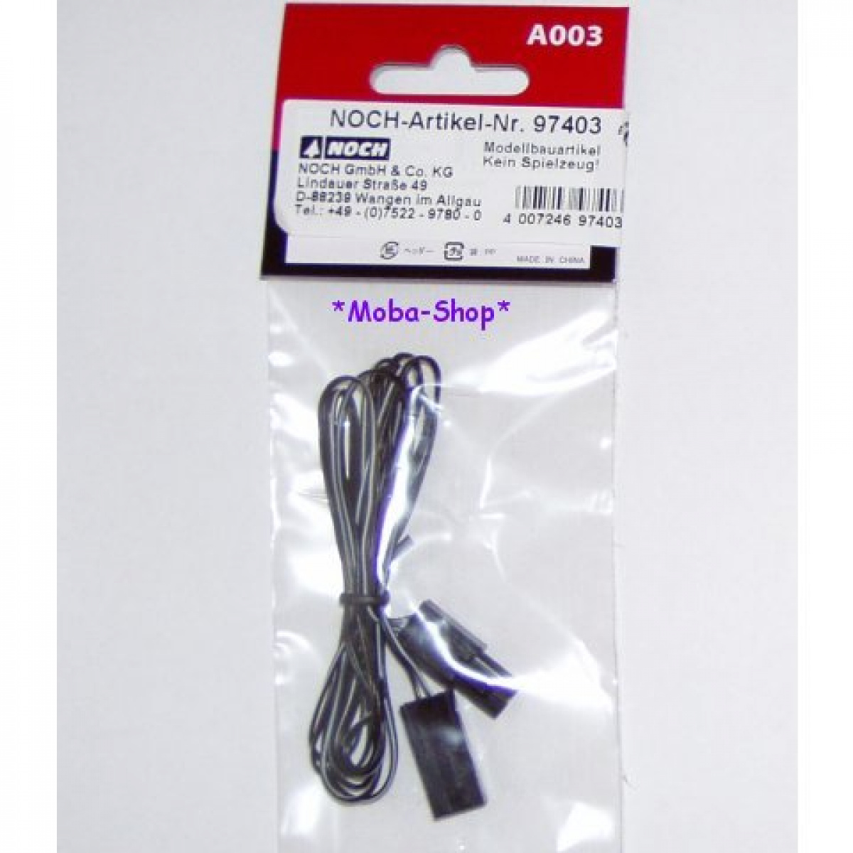 Rokuhan A003 (Noch 97403) Z Verlängerungskabel 150cm für A008