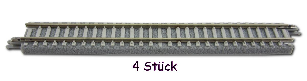 Rokuhan R049 (Noch 97049) Z Gleis gerade 110 mm, 4 Stück, Betonschwellen
