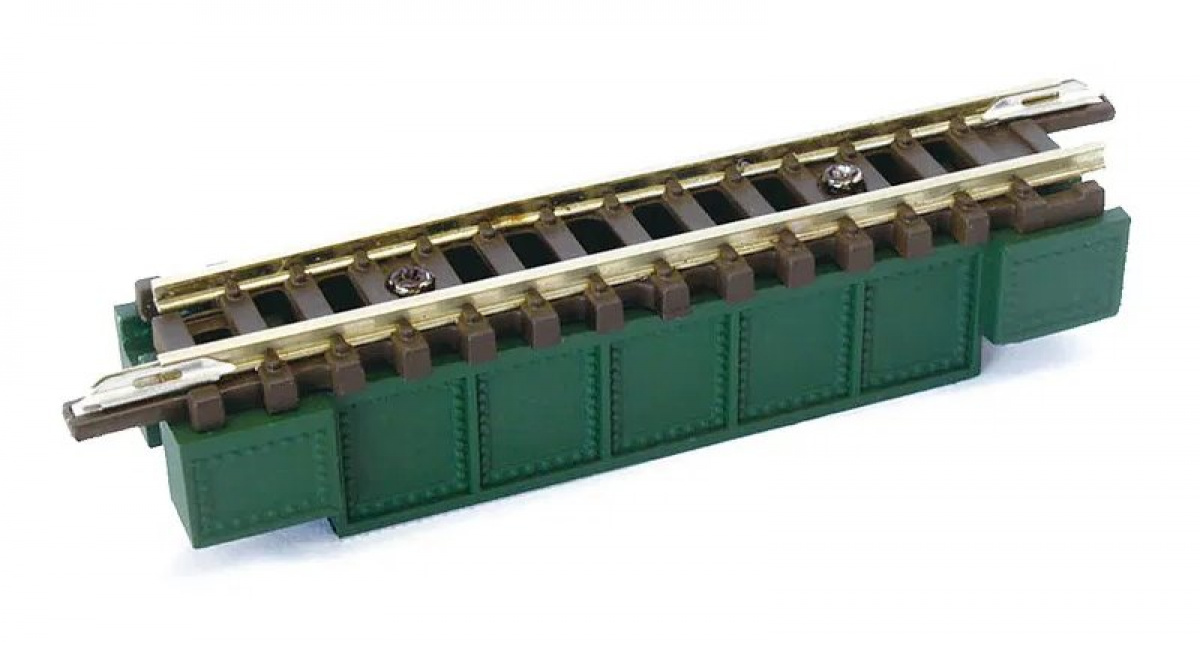 Rokuhan R086 (Noch 97086) Z Vollwandbrücke (dunkelgrün) 55 mm