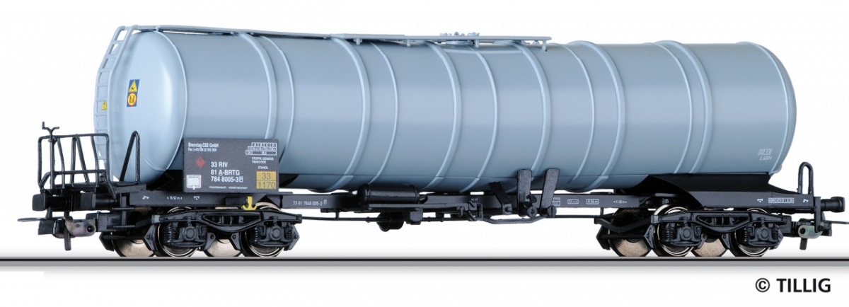 Tillig 76546 H0 Kesselwagen Zans 4a. »Brenntag CEE GmbH«