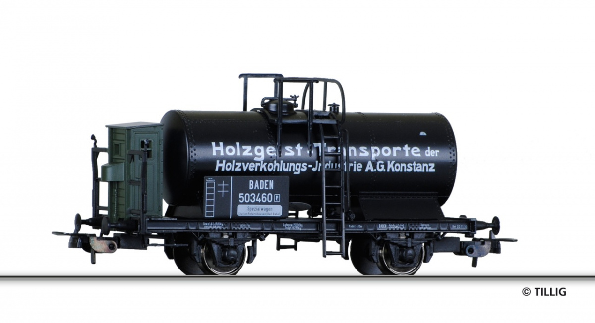 Tillig 76554 H0 Kesselwagen »Holzverkohlungs-Industrie Konstanz«
