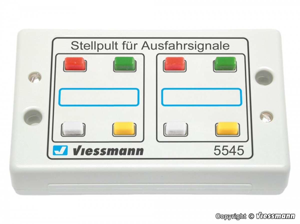 Viessmann 5545 Tastenstellpult für Ausfahrsignale, 4-begriffig