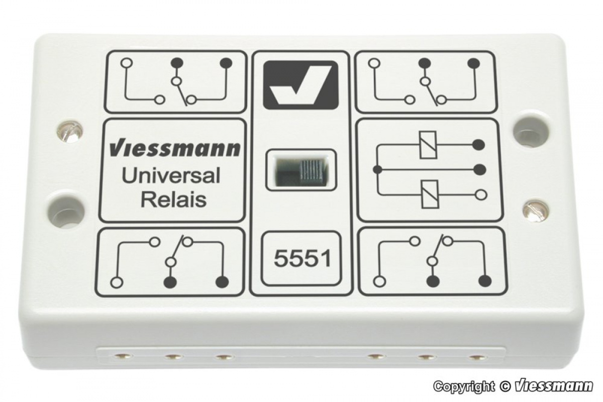 Viessmann 5551 Universal-Relais 1x4UM