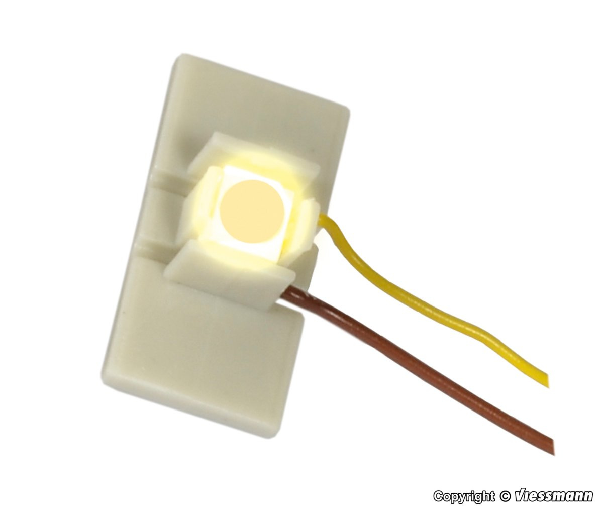 Viessmann 6046 Etageninnenbeleuchtung 1 LED, warmweiß, (10 Stück)