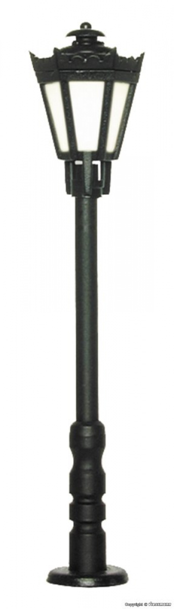 Viessmann 6070 H0 Parklaterne schwarz, Gühlampe