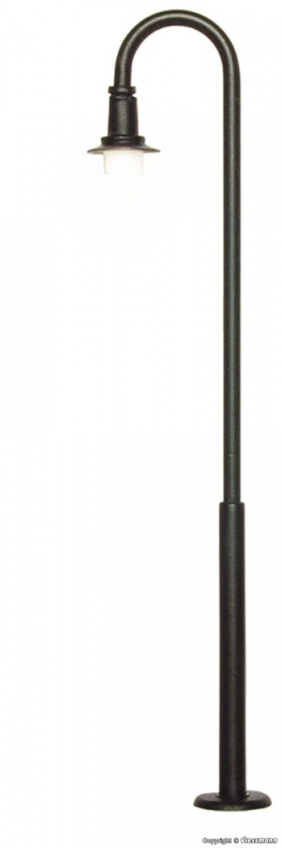 Viessmann 6140 H0 Bogenleuchte, schwarz, Gühlampe