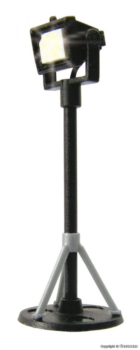 Viessmann 6335 H0 Flutlichtstrahler auf Stativ, LED weiß