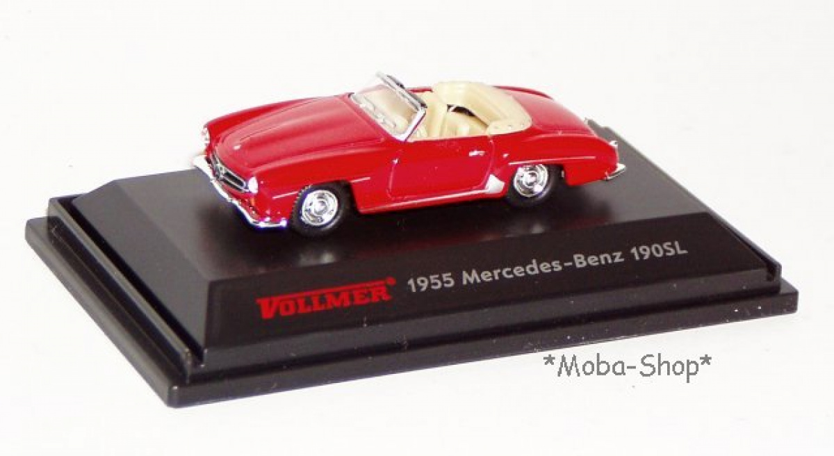 Vollmer 1601 H0 Mercedes Benz SL 190, (1955), rot