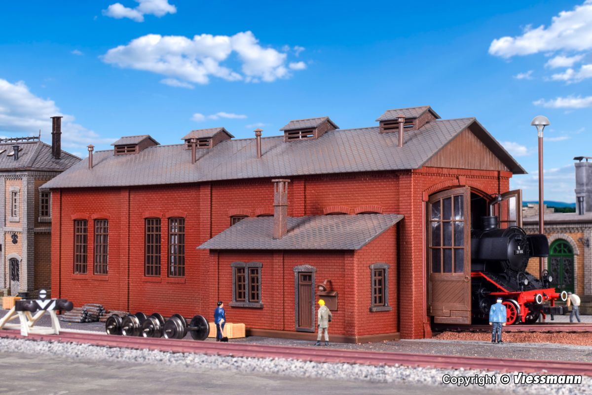 Vollmer 3480 H0 Lokschuppen, einständig