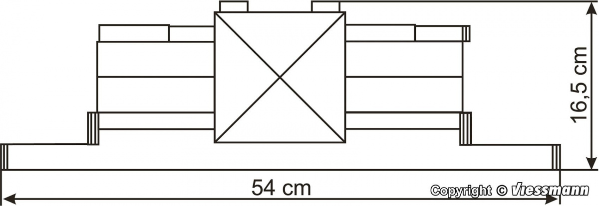 Vollmer 43451 H0 Bahnhof Kulmbach