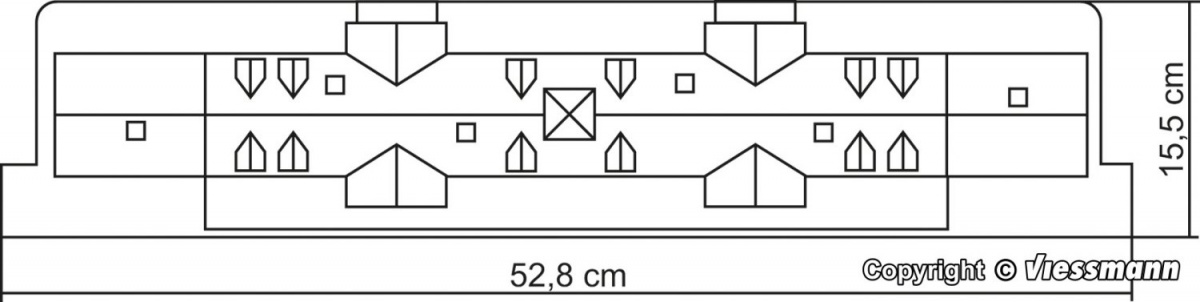 Vollmer 43502 H0 Bahnhof Moritzburg