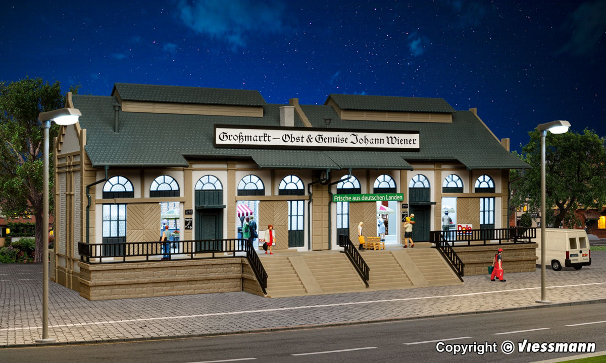 Vollmer 43629 H0 Großmarkthalle