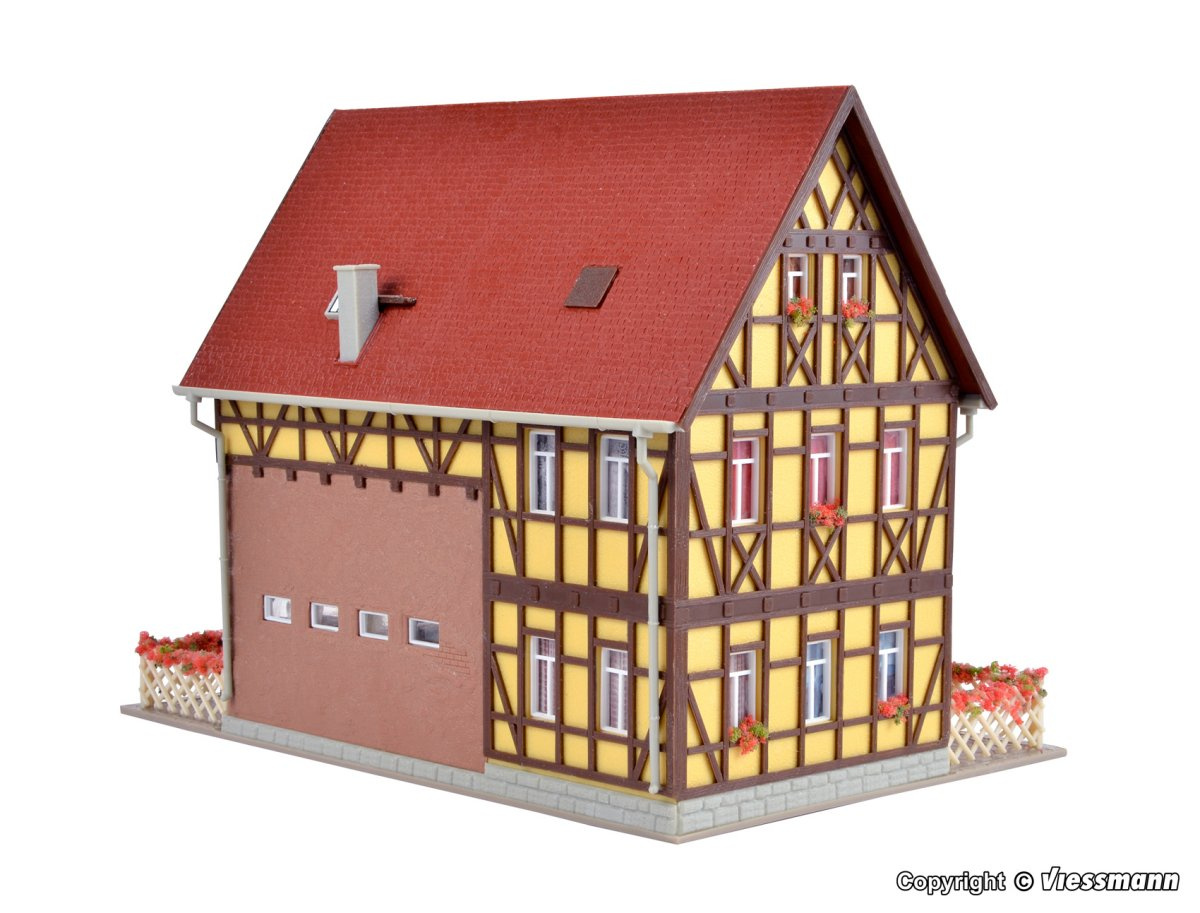 Vollmer 43688 H0 Tante-Emma-Laden mit LED-Beleuchtung