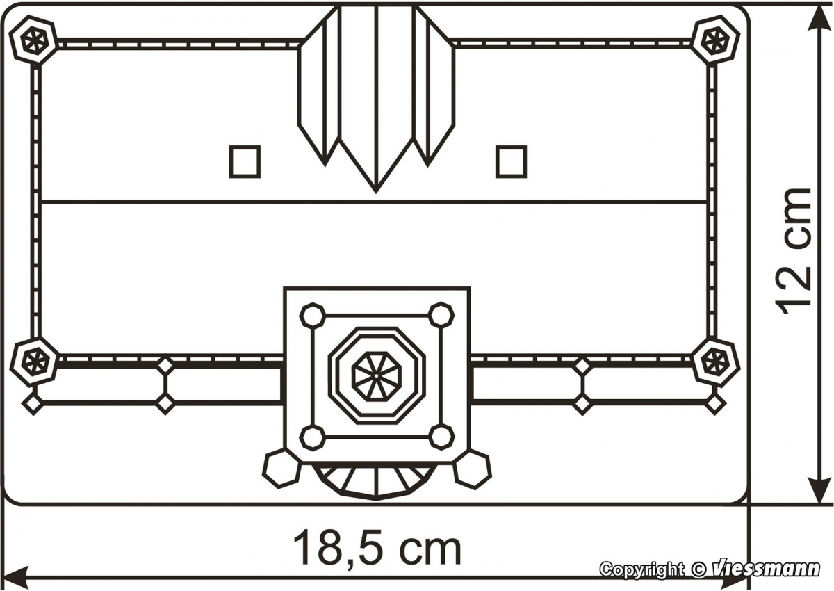 Vollmer 43760 H0 Großstadt-Rathaus