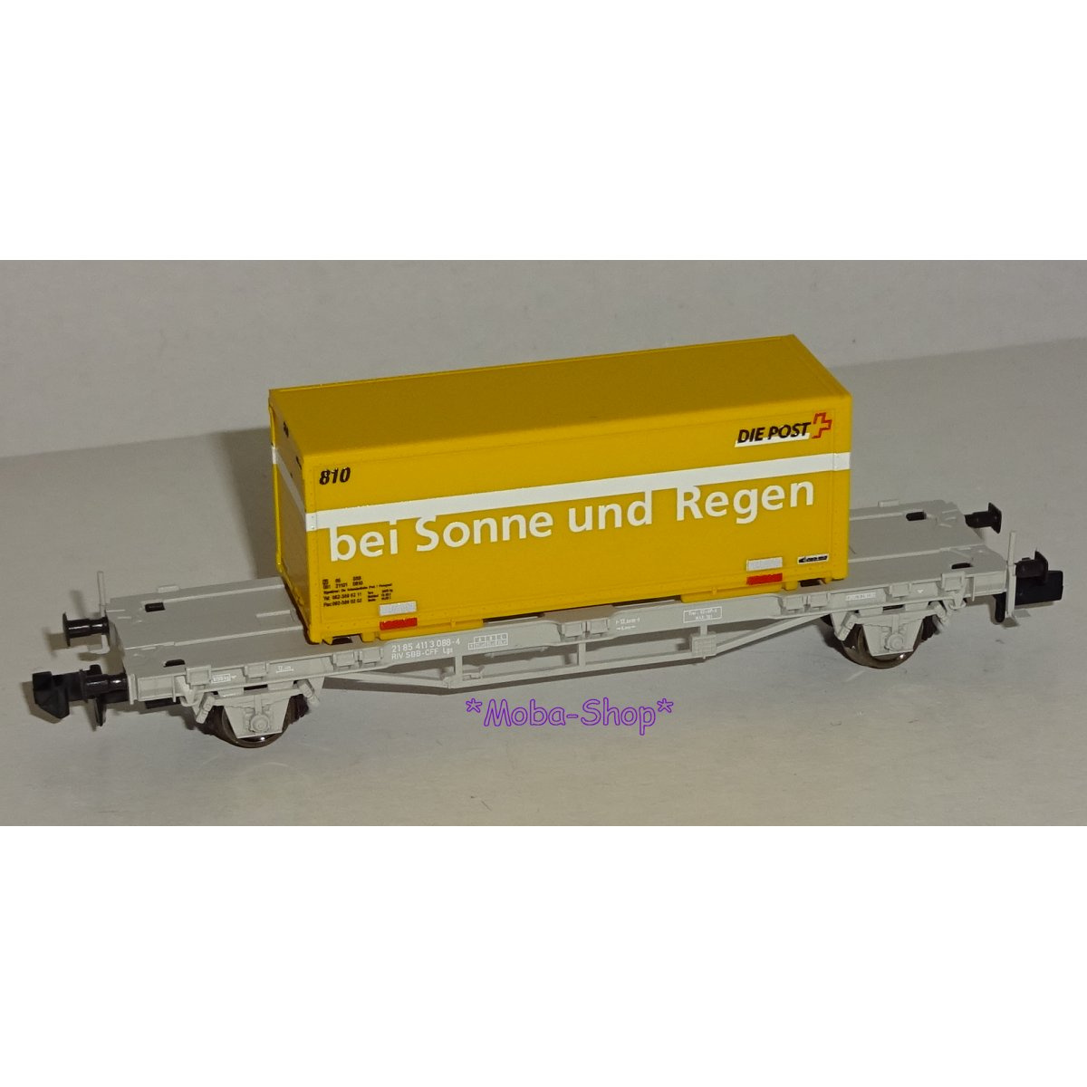 Fleischmann 931485-W3 Containertragwagen 810 »bei Sonne und Regen« SBB