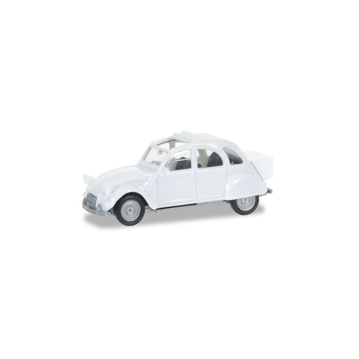 Herpa 027632-003 Citroen 2 CV mit Queue »perlweiß«