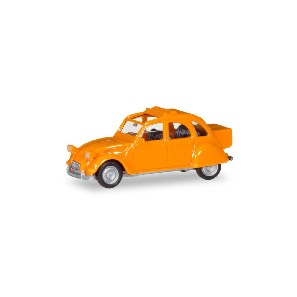 Herpa 027632-004 Citroen 2 CV mit Queue, orange