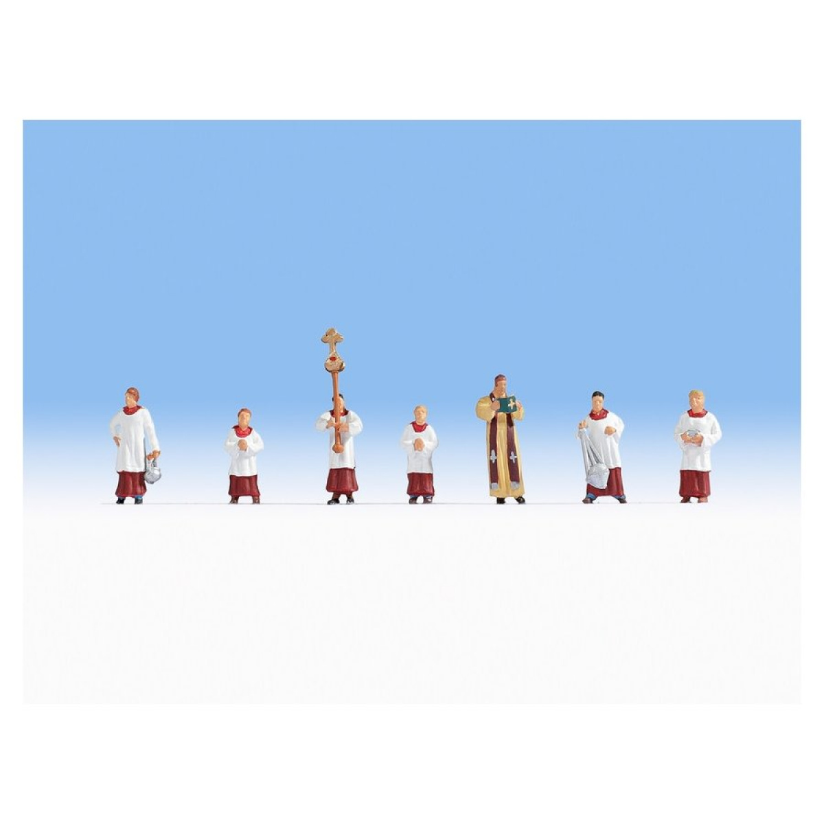NOCH 15410 H0 Pfarrer und Ministranten