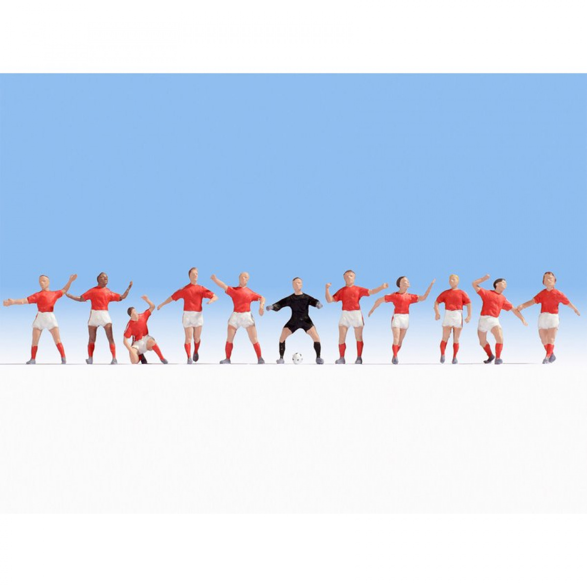 NOCH 36967 N Fußballteam r/w (11 Spieler + 1 Ball)