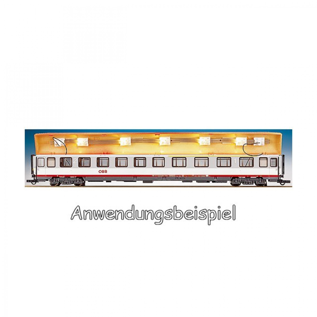 ROCO 40360 Beleuchtungssatz für 4-achsige H0-Wagen