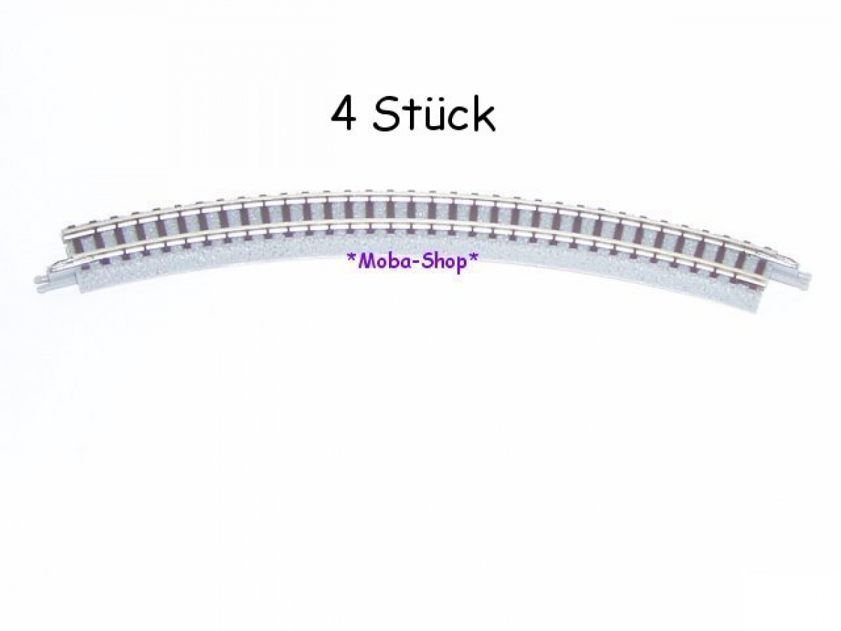 Rokuhan R003 (Noch 97003) Z Gleis gebogen R170 45°, 4 Stück