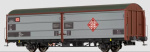 Brawa 48989 H0 Schiebewandwagen Hbills-x299 »Telefunken«, DB