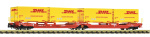 Fleischmann 6660051 N Doppeltaschen-Gelenkwagen T3000e, »DHL«, DB AG