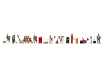 NOCH 16220 H0 Figuren-Themenwelt »Wintertag«